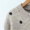2026 Autumn European & American Polka Dot Women's Fashion Pullover Sweater