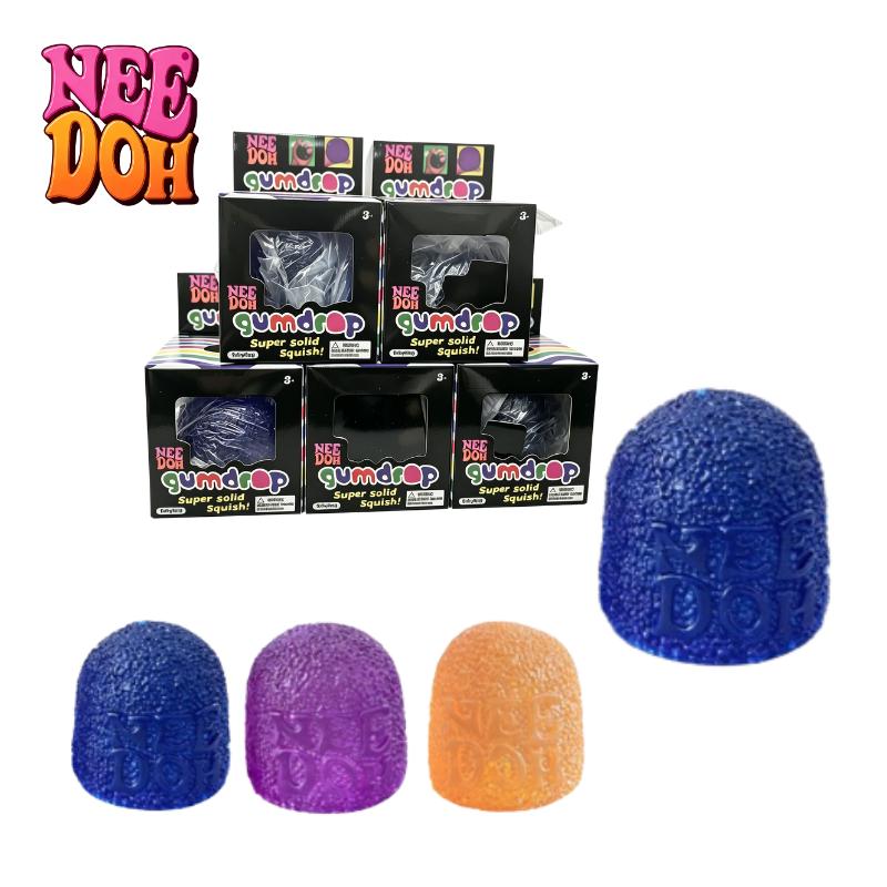 Favorite Toy 2026 Trending Mini Candy Nee Doh Gumdrop Soft Sensory Fidget Toy Maltose Stress Relief Squeeze Ball Party Favors
