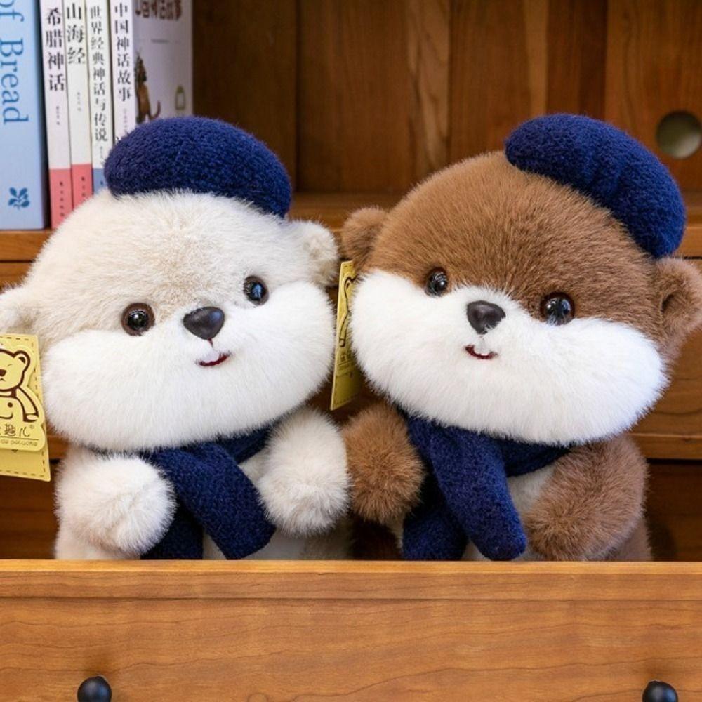 Soft Beaver Plush Doll Fluffy Squirrel Plush Toy Little Otter Plush Toy  Children Girls Boys