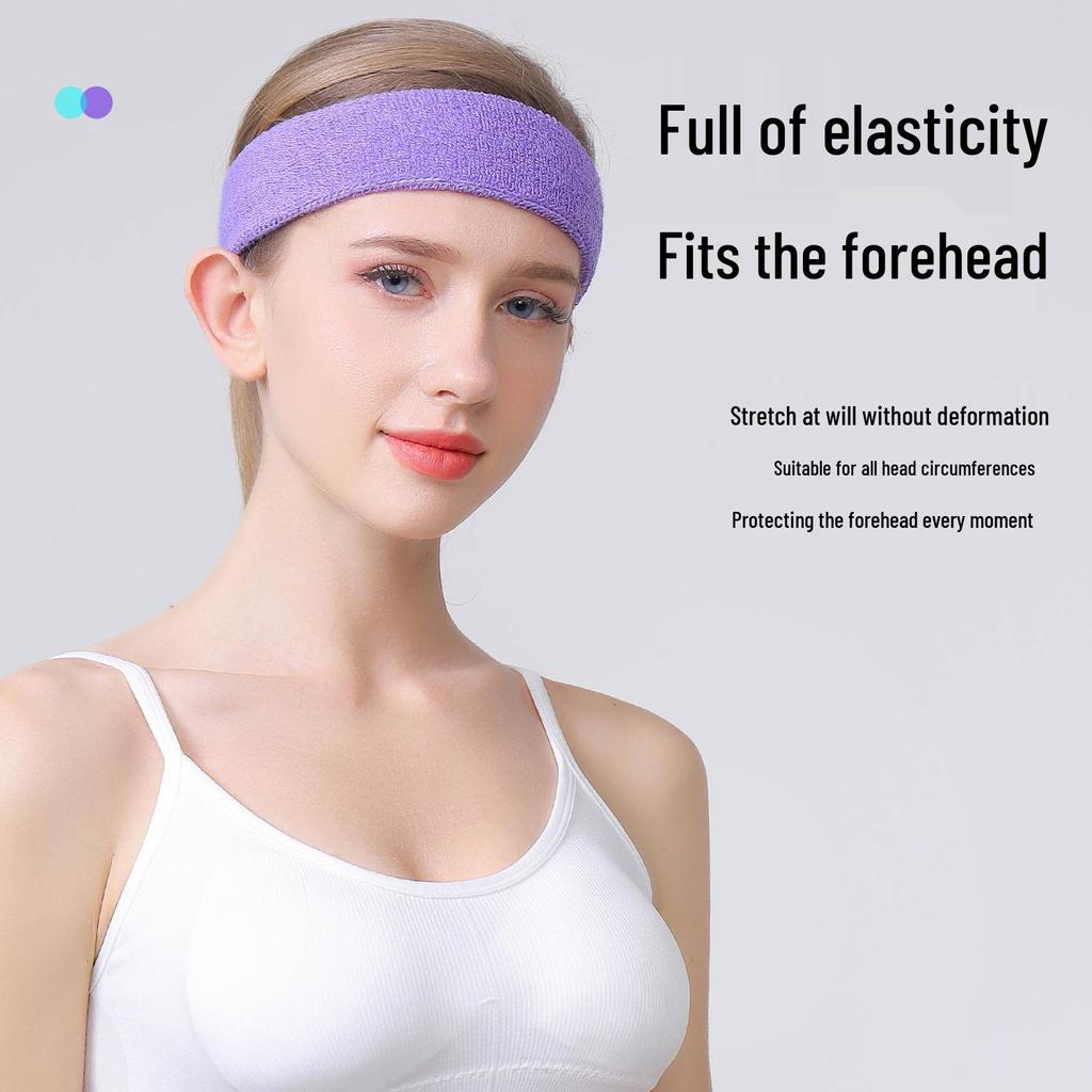Unisex Sport Svettabsorberande Andningsbart Löparpannband och Fitness Hårband
