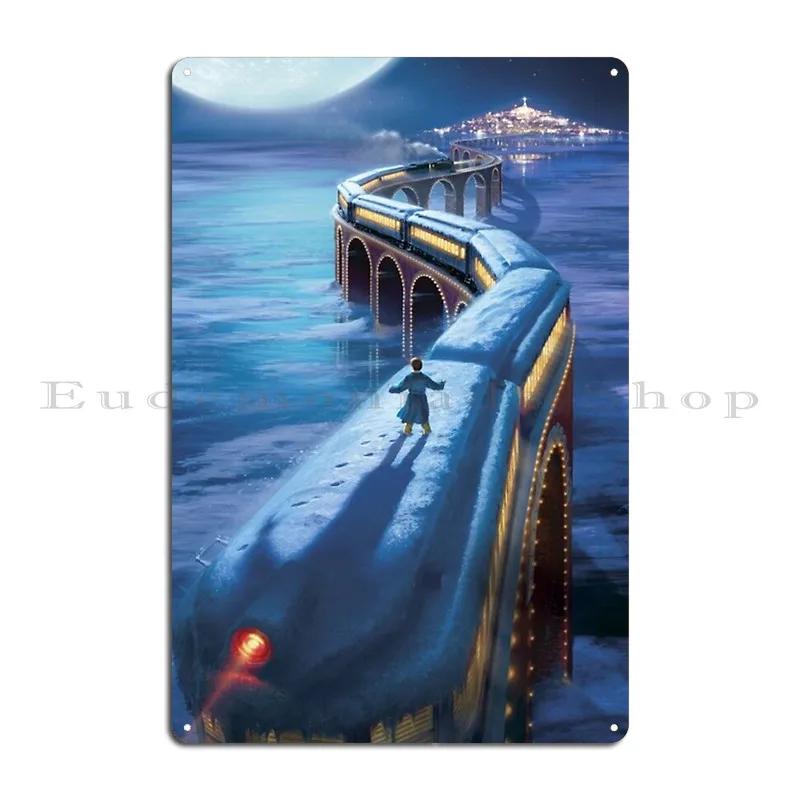 

The Polar Express Metal Plaque Party Plaques Wall Cave Funny Designer Tin Sign Poster 20x30cm（7.8x11.8inch）