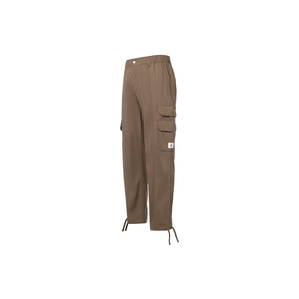 Jordan Flight Chicago Logo Patch Pocket Loose Straight Leg Cargo Pants Women Pants Light-Brown DQ4624-274