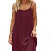 Women's Fashionable Loose-Fit -Color Casual Dress