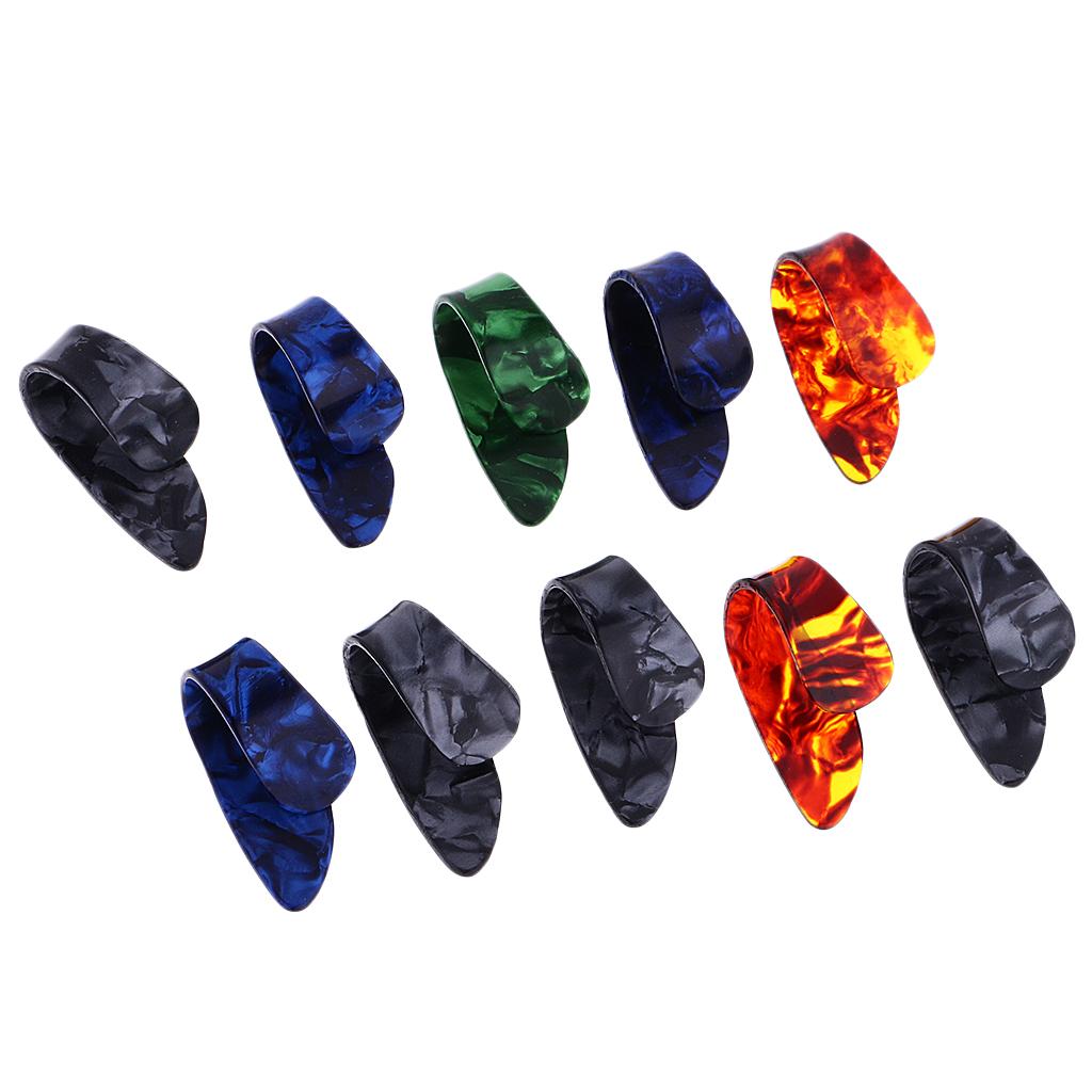 💰Kaufe Finger Picks Plectrums Nail Celluloid for Acoustic Electric ...