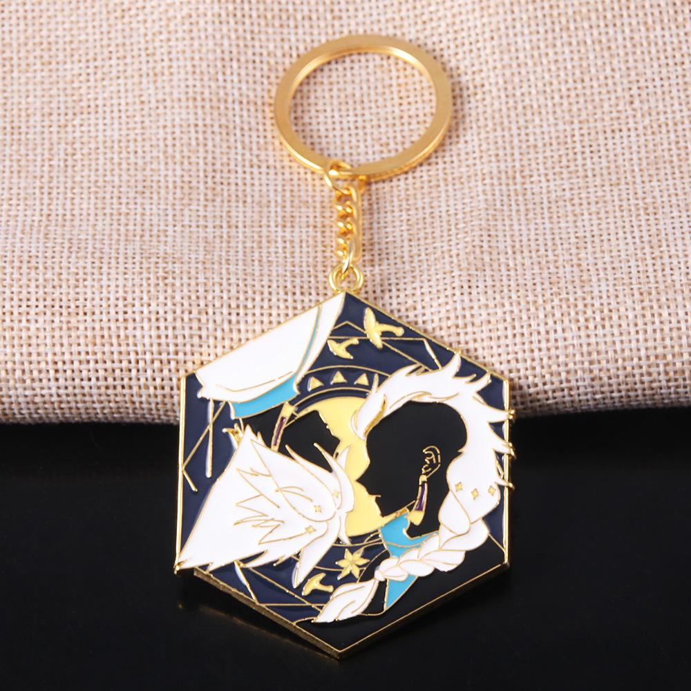 Game Sky: Children of the Light KeyChain Dragon Bone Kakashi Game Peripherals Cartoon Brooch For Women Men Fans Jewelry Gifts