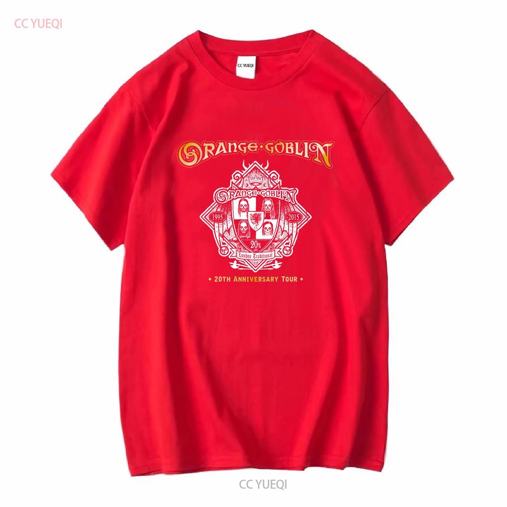 ORANGE GOBLIN kündigen 20-jährige Jubiläumstour an S bis 5XL T-Shirt S5286 Vintage gewaschen Weich Stilvoll Bequem Vielseitig Lässig