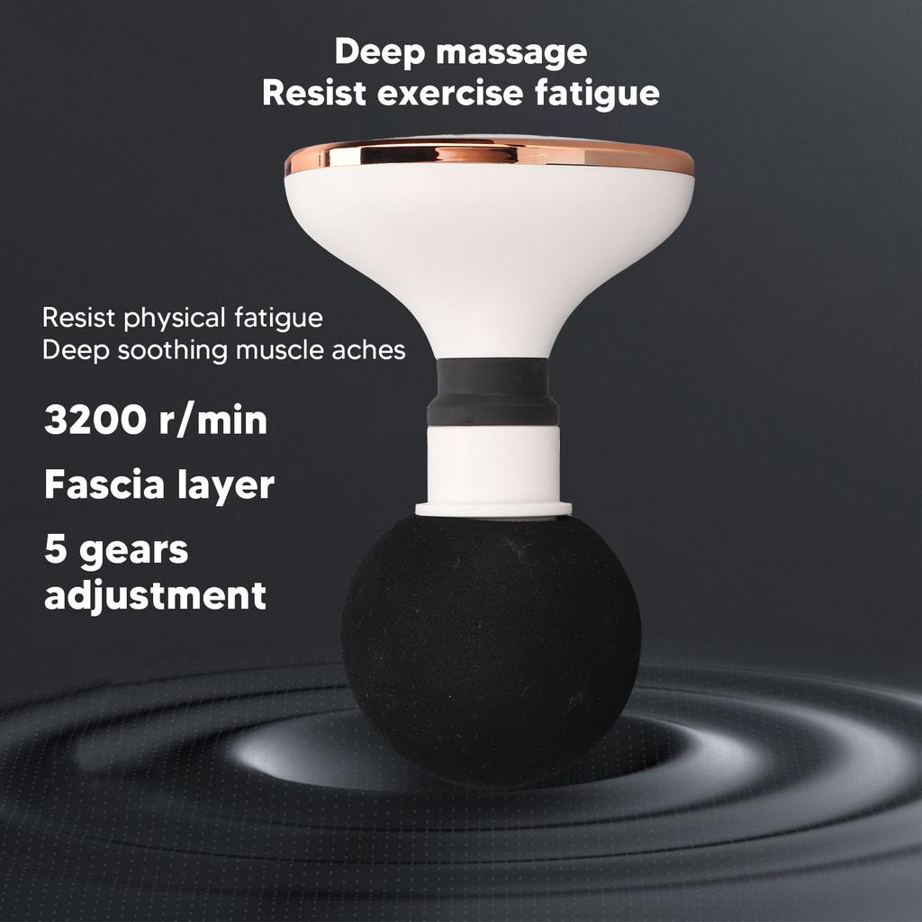 Electric Massager Wand   Portable 5 Vibration Modes USB Handheld Massager Wand for Muscle Relaxing