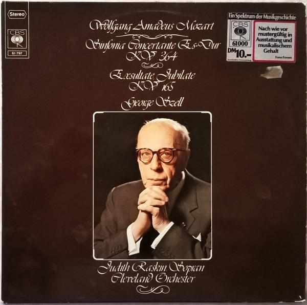 

LP Record WOLFGANG AMADEUS MOZART, GEORGE SZE - Sinfonia Concertante Es-dur KV 364 61797 CBS Germany Classical Used
