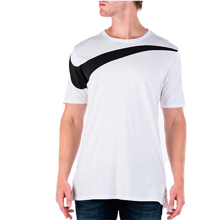 Nike T Shirts Unisex White Crew Neck Moderate Straight Fit 856490-100
