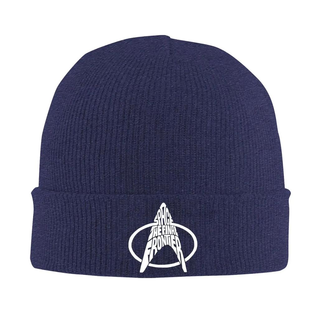 New Women Unisex Beanie Hat Star Trek Space The Final Frontier Accessories Warm Skullies Knitted Caps Beanies Skullies