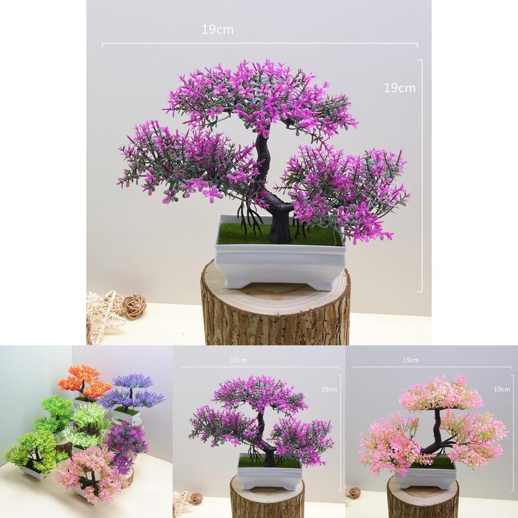 Plastic Bonsai Decorative Plant For Indoor Space With Lifelike Design