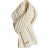 Fashion Women Men Winter Warm Knitted Scarf Solid Color Outdoor Thicken Neckerchief Vintage Wraps Woolen Long Scarves Neck Cover