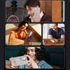 Magnetic Suction 360 Rotating Bracket Leather Case for Samsung Galaxy S25 Ultra S24 Plus S23Ultra Ring Holder Stand Phone Cover