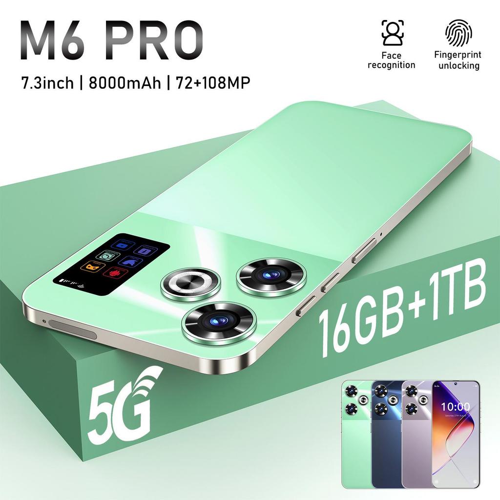 M6 PRO 7.3" Android All-in-One Smartphone with 16+1TB Storage