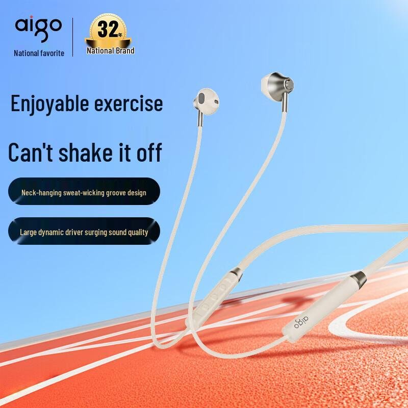 aigo WL01 Neckband Wireless Sports Bluetooth Earphones
