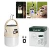 Lanterns For Camping Portable Camping Light Solar Panel 2 Modes Waterproof Lamp With Hook Survival Gear For Tent Hiking Fishing