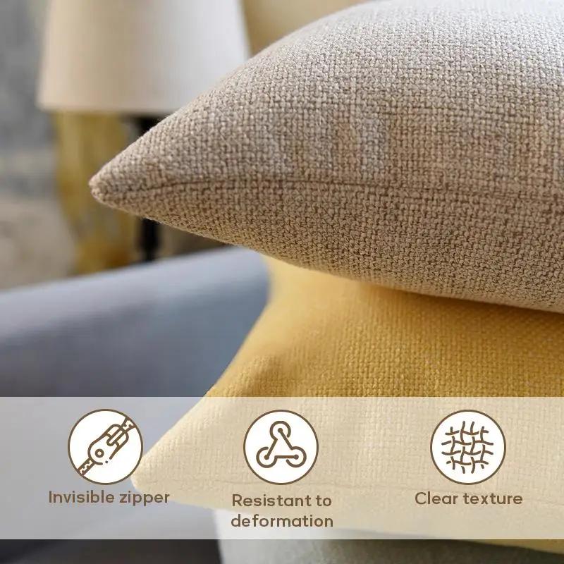 Hot Rock E-Evanescence Pillow Case Natural Linen Organic Fabric Double-Sided Printing Sofa Home Decor Gift Cushion Cover