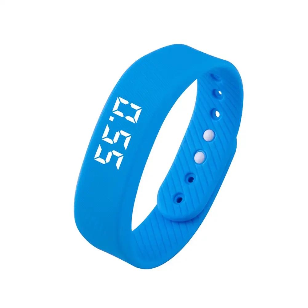

Smart Bracelet LED Digital Waterproof Smart Clock Smartband with Running Pedometer Monitor Smart Band Vibration Alarm Reminder синий