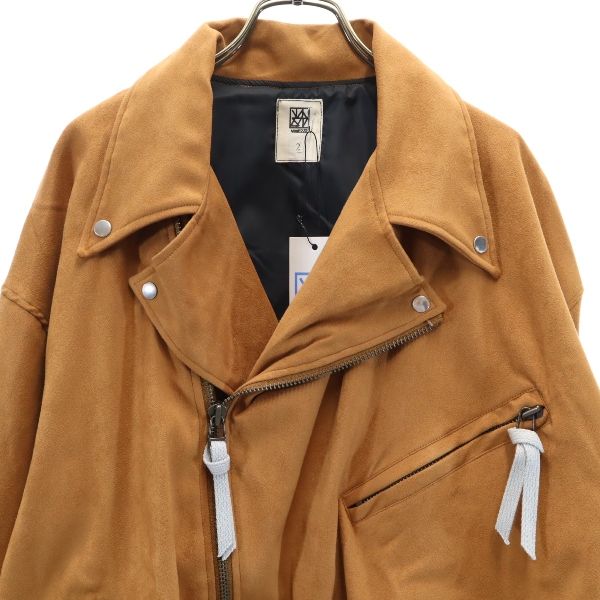 Unused VAST222 19AW Made In Japan Suede Riders Jacket 2 Brown Men's Used