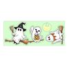 Cartoon Ghost Party Decorations Halloween Glow-in-the-Dark Wall Stickers, Cute Pumpkin Decals, Waterproof PVC Window Clings Removable Art