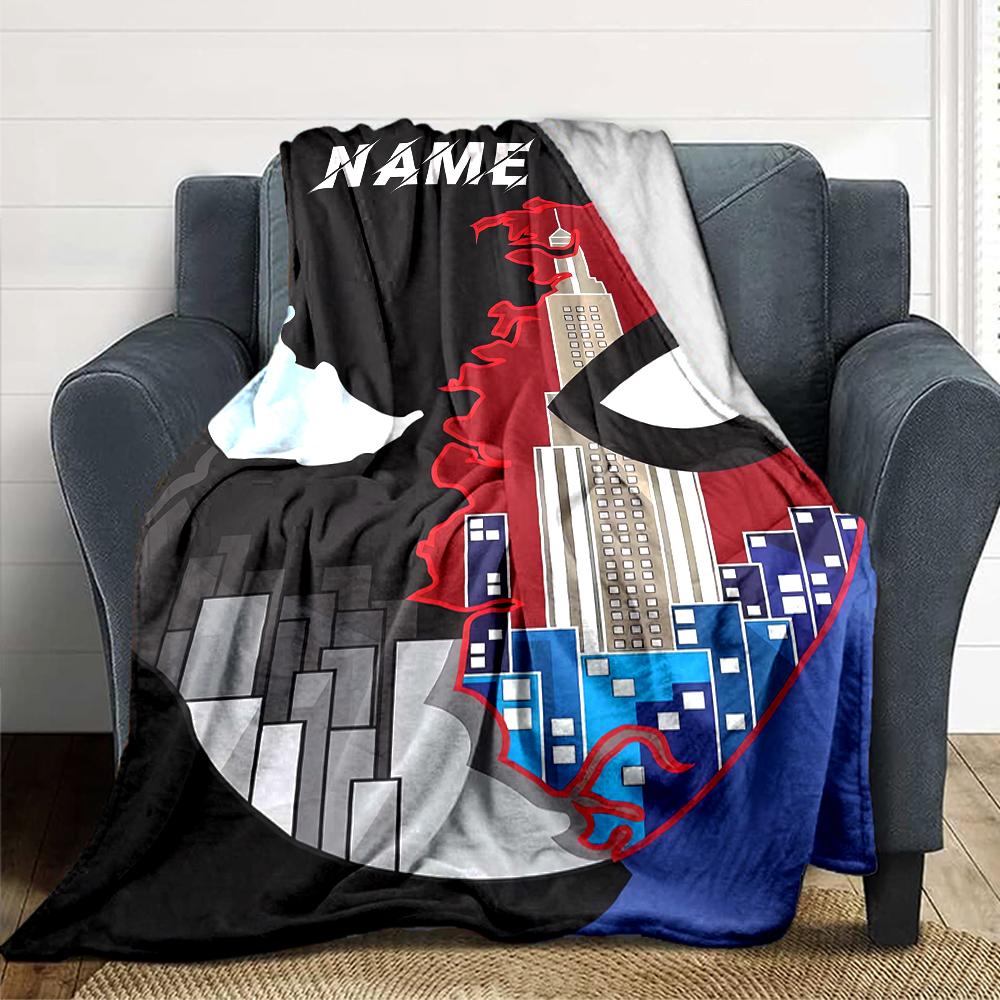Custom Name "Avengers: Infinity War Poster" blanket for Couch & Bed, Plush Cozy Fuzzy Blanket Super Soft & Warm Blankets for Fall and Winter. 09083