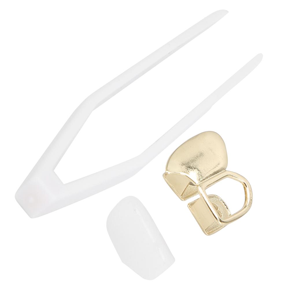 Fashionable Brass Hollow Hip Hop False Tooth Halloween Festival Hip Hop Tooth Decoration