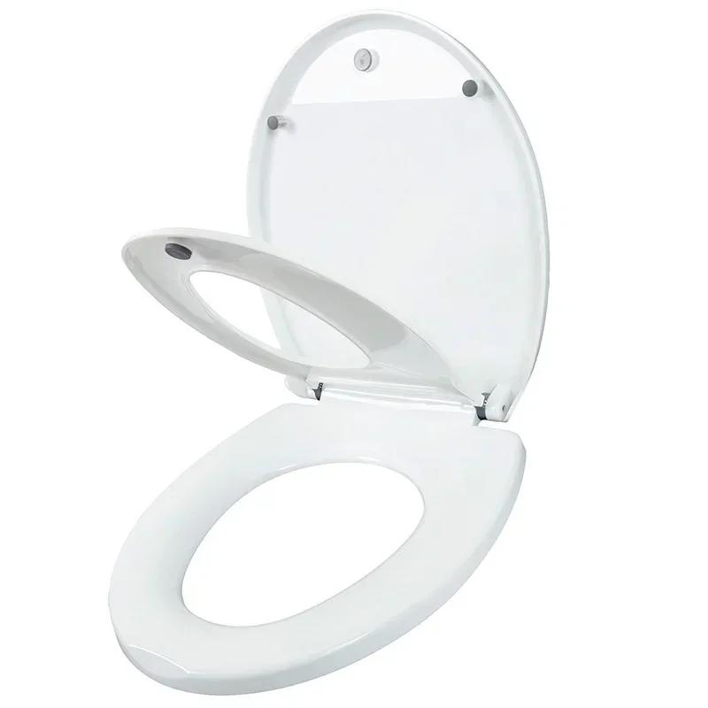 Portable Travel Double Layer Toilet Seat-PP Material Slow-Close Child Potty Cover Prevent Falling Training Lid for Adults & Kids
