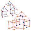Splicing Tent Toys, Children'S Tent Diy Bead Tent Indoor Assembly Tent Castle Game House