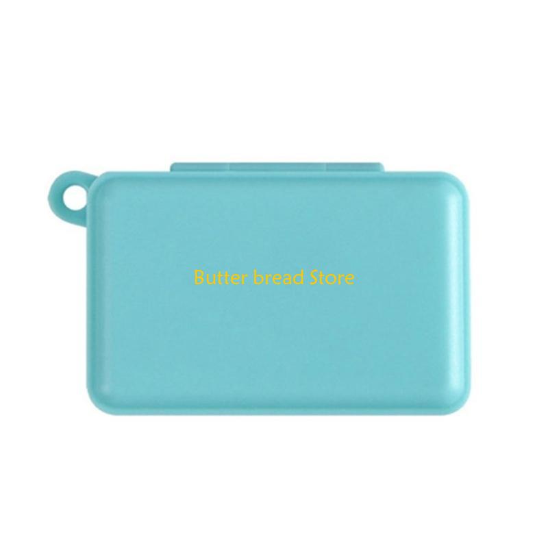 

W89C Watercolor Paint Palette 12 Well Folding Paint Case Portable Paint Mixing Tray синий