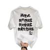 American Ruffian Handsome Heavy Cotton Short-Sleeved T-Shirt Niche Plant Small Partner Printed Couple Versatile Bottoming Shirt Top