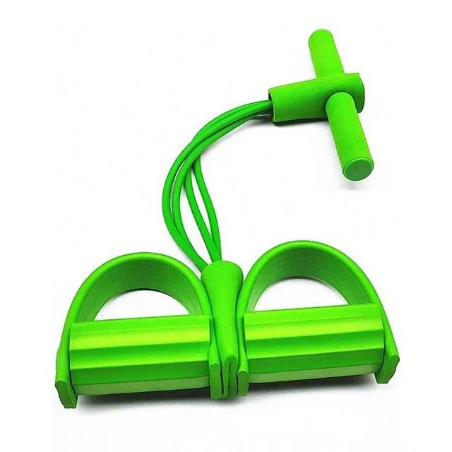 Fitness Gym 4Tube Resistance Band Latex Pedal Exerciser Sit-up Pull Rope Expander Elastic Yoga Equipment Pilates Home Workout