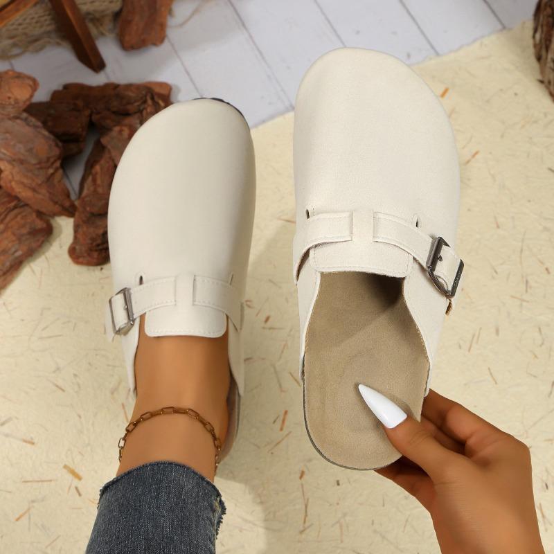 Women’s Closed-Toe Slip-On Birkenstyle Slide Sandals