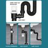 Flexible Sink Drain Pipe Wash Basin Drainer Sink Sewer Tube Anti Odor Drain Hose Extension Tube Bathroom Kitchen Accessories