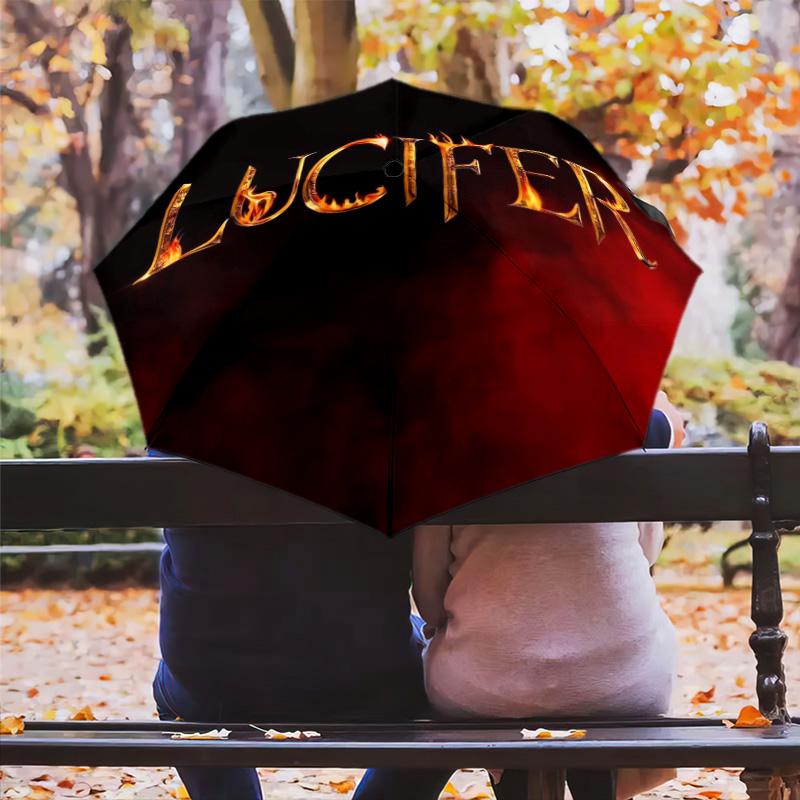 Supernatural Justice Folding Umbrella Durable Portable Travel Umbrella Sun Umbrella