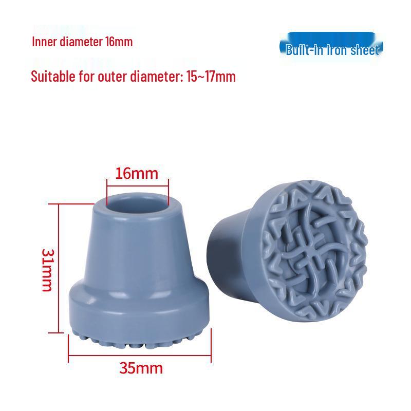 Non-slip Wear-resistant Quad Cane Rubber Feet Covers