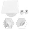 Outdoor Waterproof Installation Plastic Junction Box Approx. 10x10 Cm 3.9x3.9 In Underwater Light Junction Box Dustproof Design