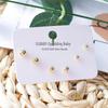 S925 Silver Asymmetric Swan & Snowflake Cat's Eye Earrings for Women