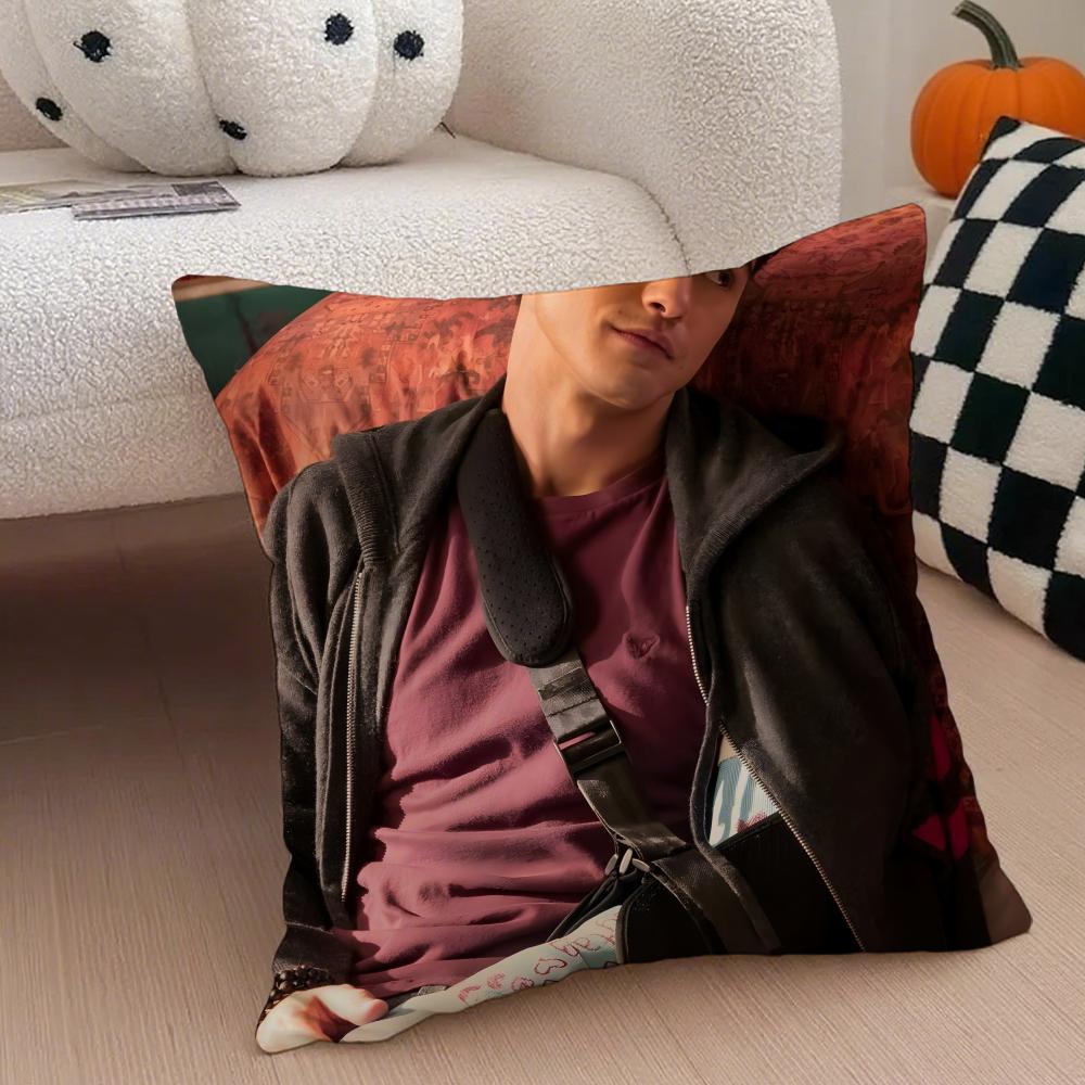 PPaxton HallYoshida Cushion Cover Throw Pillow Cover Hidden Button Durable Polyester Chair Cushion