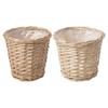 Handmade Woven Wicker Planter Flower Pots Perfect For Growing Herbs And Potted Plant Flower On Balcony and Bedroom