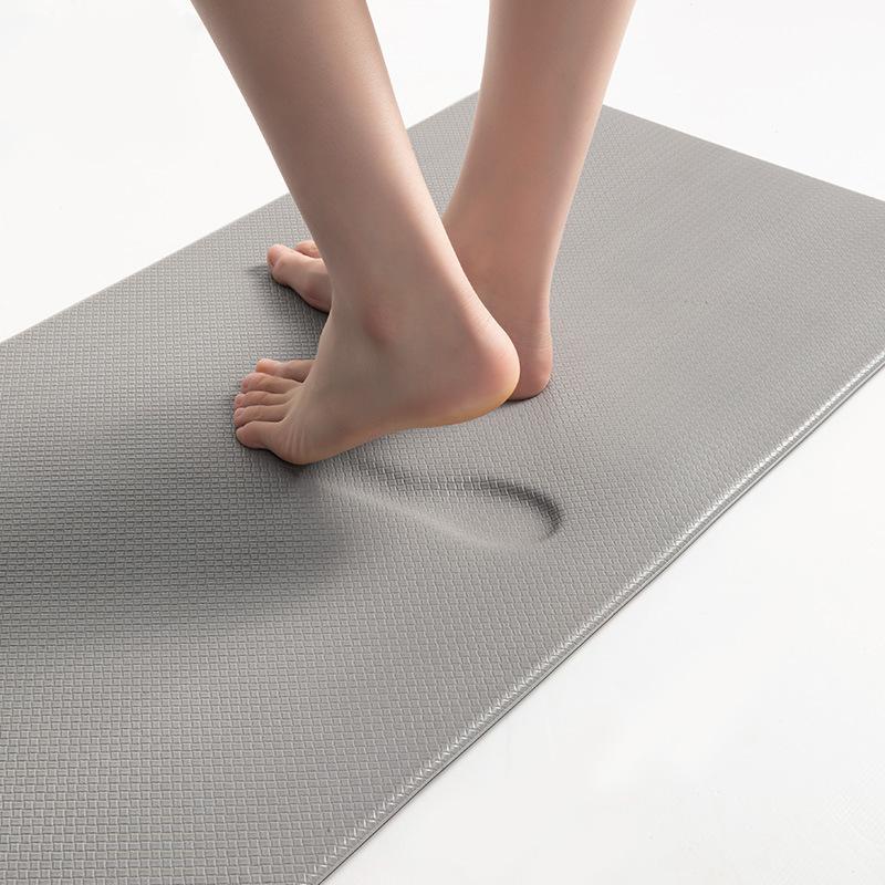 Pvc Kitchen Leather Carpet Waterproof And Oil -Proof Dining Room Long Floor Mat Home Balcony Corridor Living Room Decor Door Mats