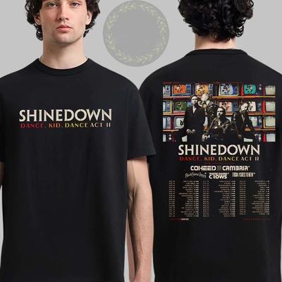 Shinedown Dance Kid Dance Akt II 2026 Welttournee Ganz Across T-Shirt