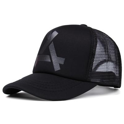 2021 New Summer Baseball Mesh Cap Print A Snapback Hat Fashionable Sports Hiphop Trucker Hat  Men Women Cap Hats Garros