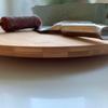 Bamboo Rotary Pizza Cutting Board 35 Premium