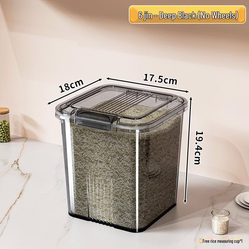 Pest-Proof Moisture-Proof Rice Flour Storage Jar | Food-Grade Large Capacity Container