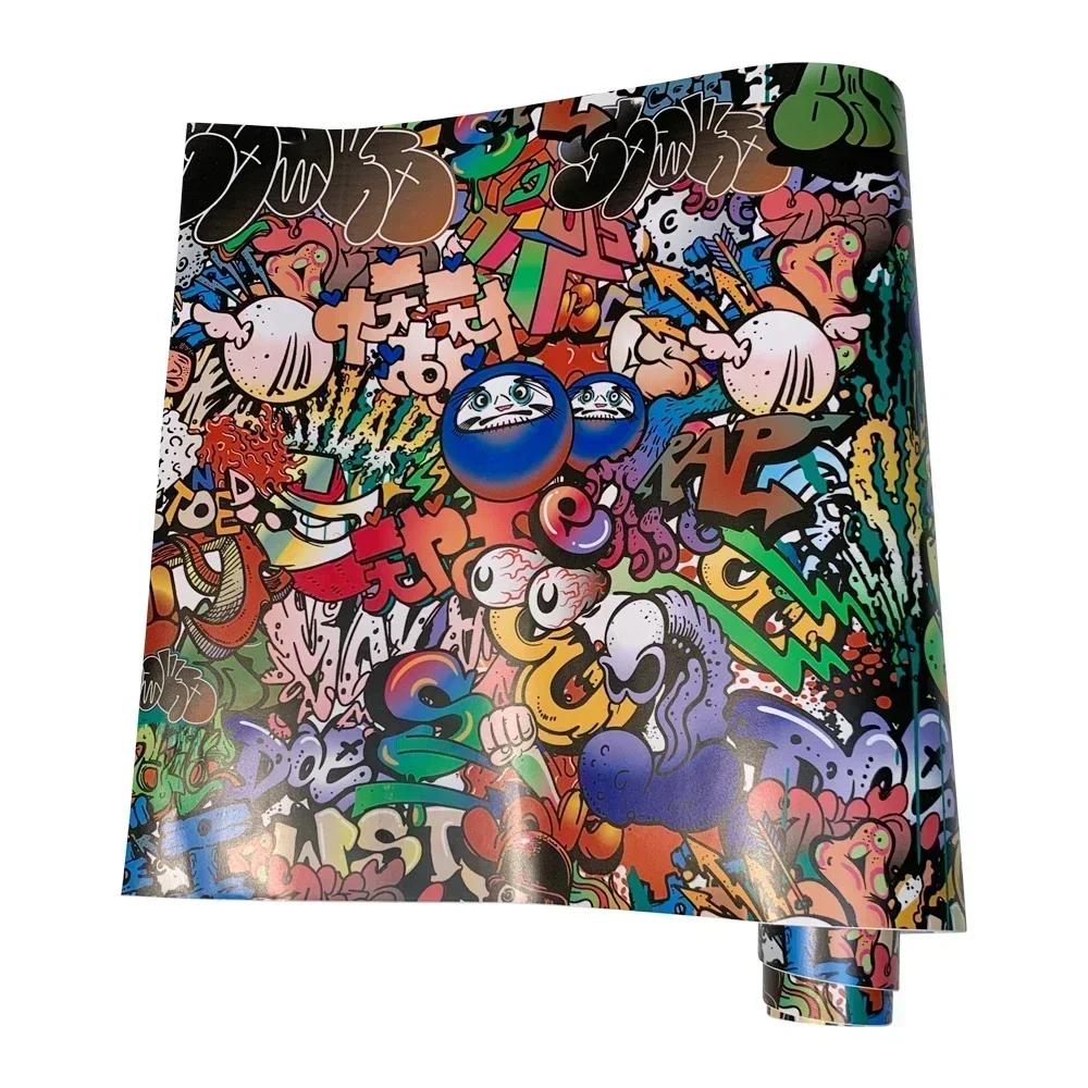 

Car Stickers Graffiti Painting Film Waterproof Stickers Auto Motorcycles Body Cartoon Films Skateboards Decals Car Accessories 30cmx150cm