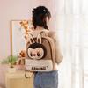 Cute Decoration Doll Plush Cartoon Embroidery Large Backpack Capacity