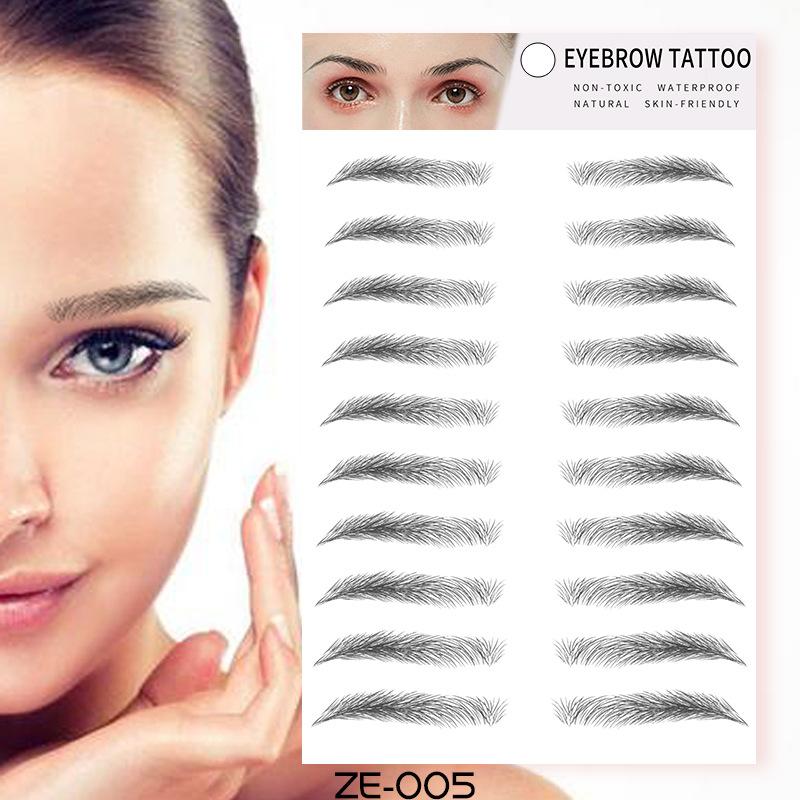 Eyebrow Sticker 6D Simulated Eyebrow Sticker Ecological Bionic Eyebrow Lazy Eyebrow Sticker Template Eyebrow Sticker Eyebrow Tattoo Sticker