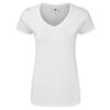 Fruit of the Loom Womens/Ladies Iconic 140 V Neck T-Shirt