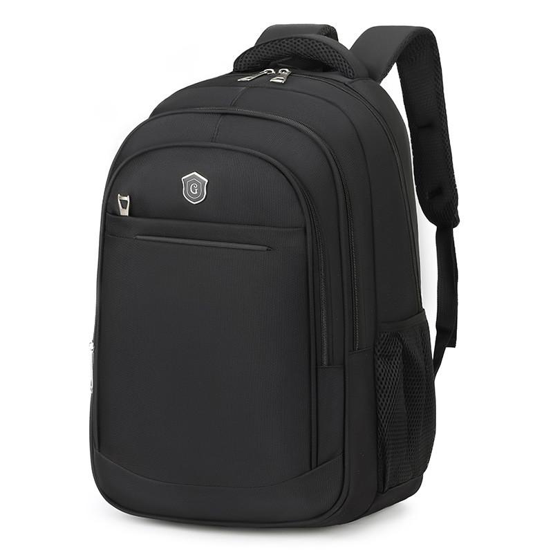 

Simple Style Backpack Student Schoolbag Large Capacity Wear Resistant Travel Bag