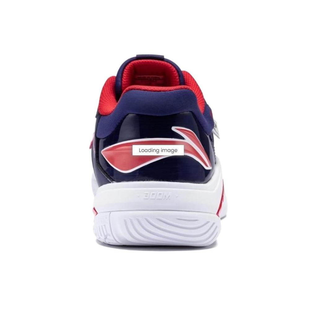 Li Ning Thunder Series Pro Kényelmes Ütéscsillapítás Csúszásmentes Kopásálló Alacsony szárú Tollaslabda Cipő Unisex Cipő Fehér Kék AYAT009-3
